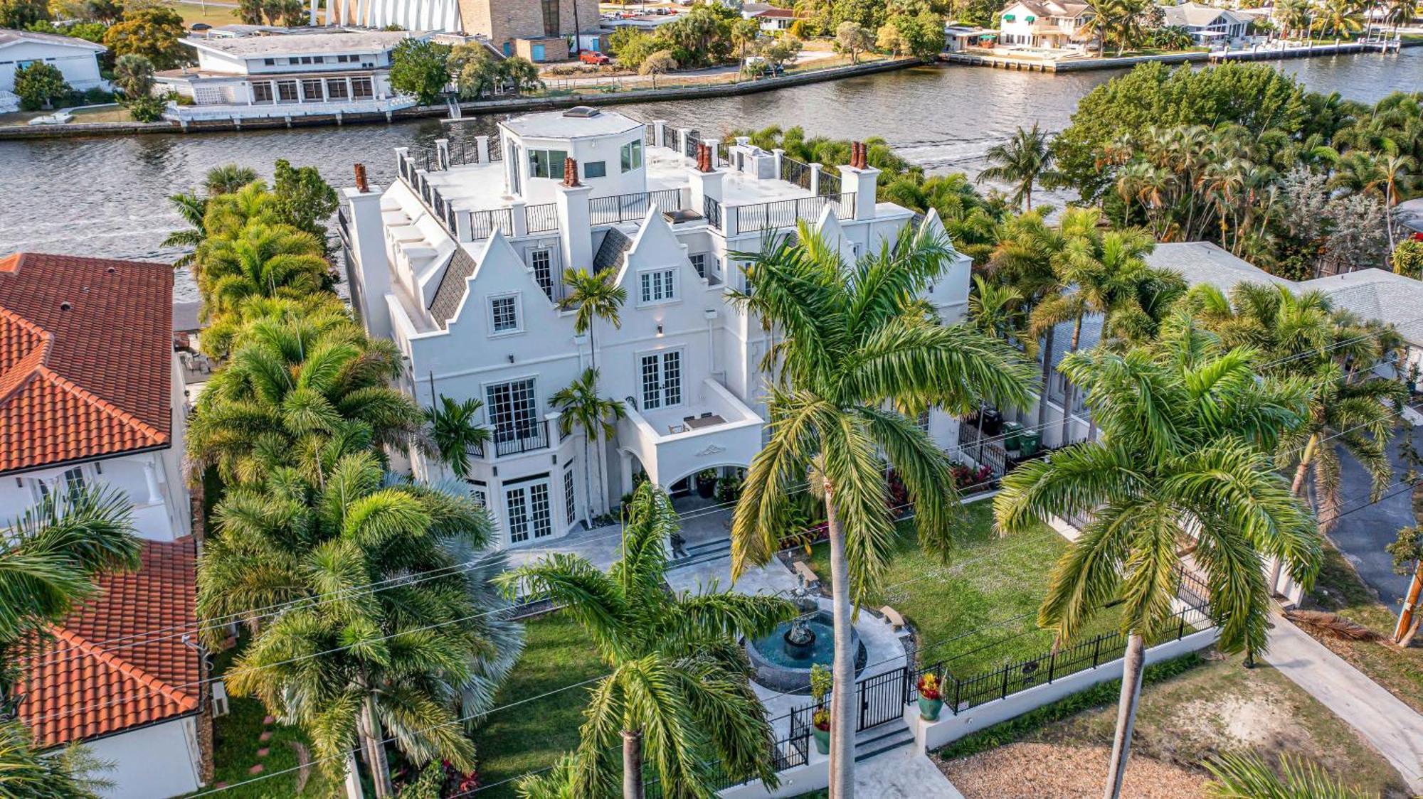 The Modern Castle Canal View Access Rooftop Living Greenhouse Vlllas Форт-Лодердейл Экстерьер фото